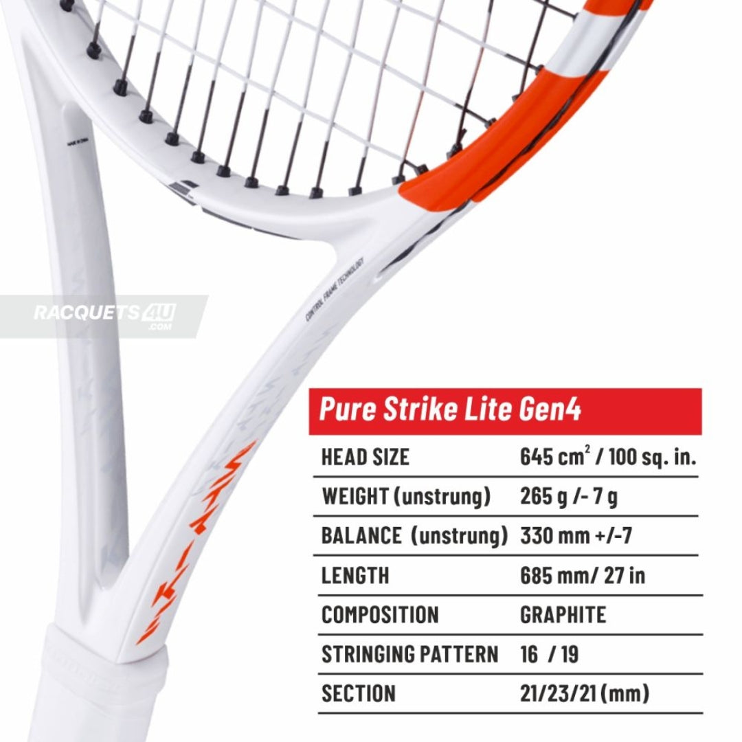 BABOLAT Pure Strike Lite 4th Gen Tennis Racquet