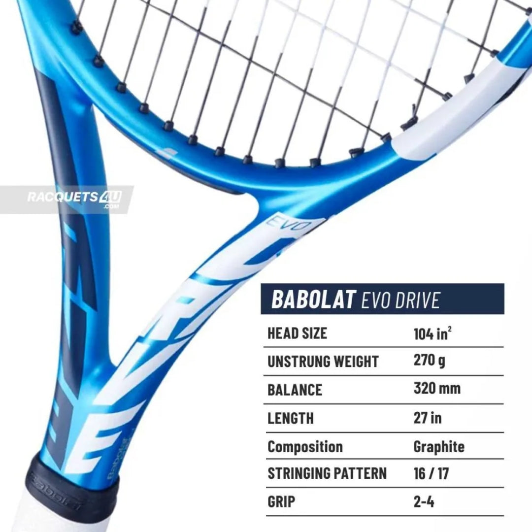 BABOLAT EVO Drive Unstrung Tennis Racquet