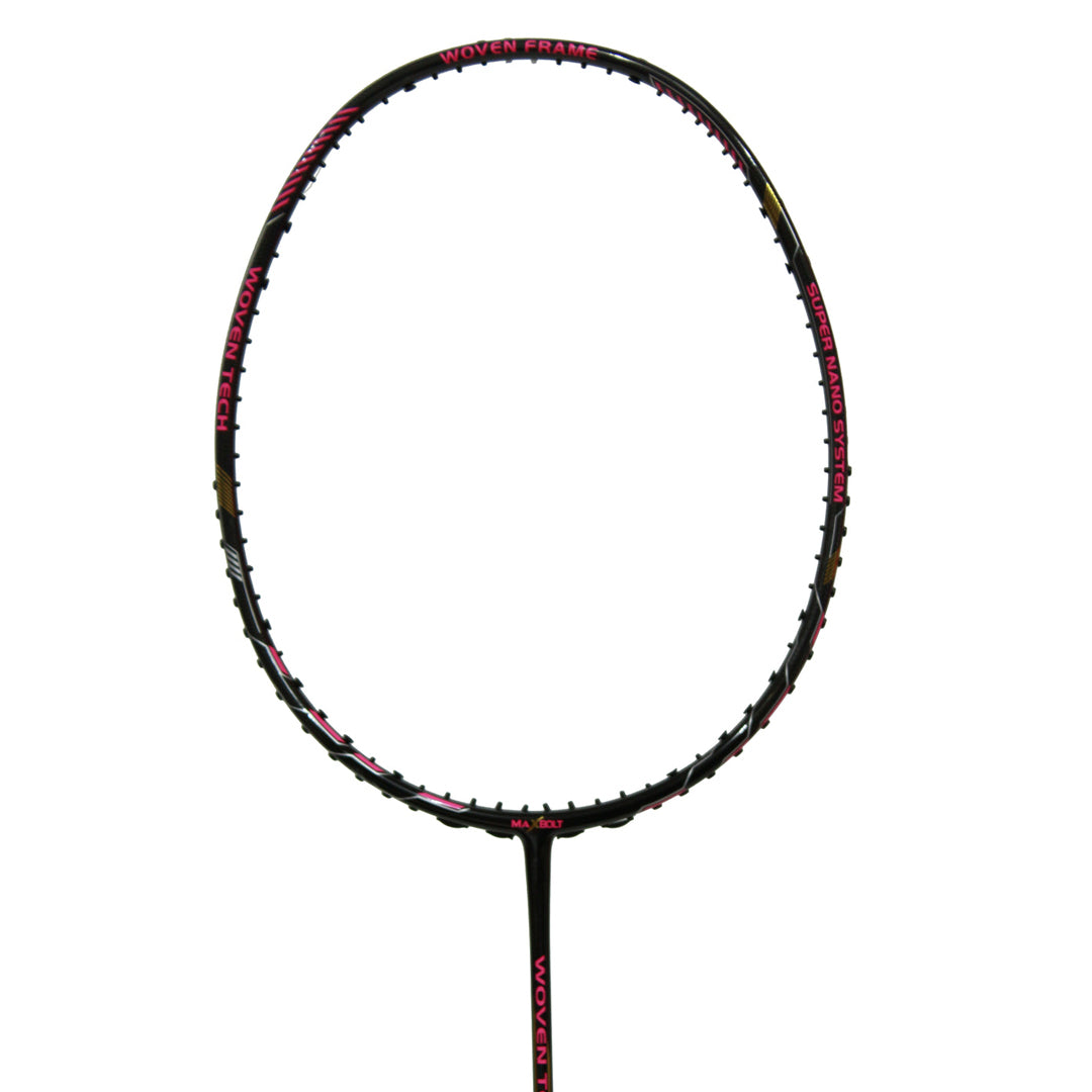 Maxbolt Woven Tech 60 Badminton Racket - Pink/Black