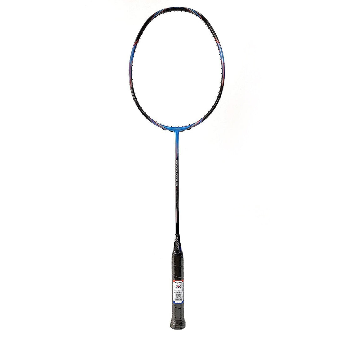 Polybat Rackets Maxbolt Woven Tech 90 Badminton Racket - Blue/Black – Olympic Sporting