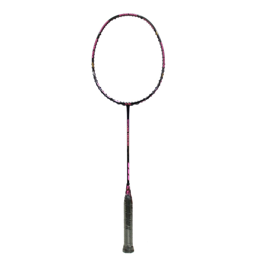 Maxbolt Woven Tech 60 Badminton Racket - Pink/Black